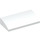 LEGO White Slope 2 x 4 Curved with Bottom Tubes (88930)