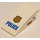 LEGO blanc Pente 2 x 4 Incurvé avec Gold Police Badge et Bleu &#039;Police&#039; Autocollant (93606)
