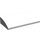 LEGO White Slope 2 x 4 Curved without Bottom Tubes (61068)