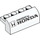 LEGO blanc Pente 2 x 4 x 1.3 Incurvé avec ‘Powered by Honda’ (6081 / 106952)