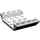 LEGO Weiß Steigung 4 x 6 (45°) Doppelt Invertiert mit Open Center mit 3 Löchern (30283 / 60219)