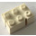 LEGO White Slotted Brick 2 x 3 (2 Corner Slots)