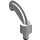 LEGO White Small Feather Plume (79806 / 88490)