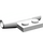LEGO blanc Petit Smooth Moteur avec 1 x 2 Côté assiette (sans porte-essieux) (3475)