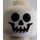 LEGO White Smiling Skeleton Head (Safety Stud) (10717 / 10879)