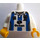 LEGO Vit Fotboll Player Kropp (973 / 88585)