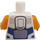 LEGO Blanco Espacio Construcción Minifigura Torso (973 / 76382)