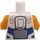 LEGO Weiß Raum Konstruktion Minifig Torso (973 / 76382)