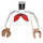 LEGO Weiß Speedy González mit Rot Schal Minifigur Torso (973)