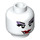 LEGO White Spider Lady Minifigure Head (Recessed Solid Stud) (3626 / 22184)