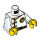 LEGO blanc Spinjitzu Training Minifig Torse (76382 / 88585)