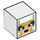 LEGO Weiß Platz Minifigure Kopf mit Skull Arena Player Gesicht (19729 / 39099)