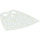 LEGO White Standard Cape with Speckled Dots with Regular Starched Texture (20458 / 50231)