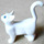 LEGO Blanco Standing Gato con Largo Estrecha Cola con Azul Ojos (6175 / 49072)