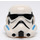 LEGO White Stormtrooper Helmet with Dark Azure Vents (18289 / 30408)