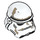 LEGO Blanc Stormtrooper Casque avec Dirt Stains (30408 / 75010)