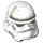 LEGO Blanco Stormtrooper Casco con Dirt Stains (30408 / 75010)