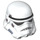LEGO White Stormtrooper Helmet with Dotted Mouth (30408 / 84468)