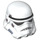 LEGO Blanc Stormtrooper Casque avec Dotted Bouche (30408 / 84468)