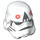 LEGO White Stormtrooper Helmet with Red and Black Markings (30408 / 45891)