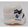 LEGO Wit Stormtrooper Helm met Sand Blauw Panels (18264 / 30408)