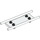 LEGO White Stretcher with Bottom Hinges (4714)