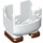 LEGO blanc Super Mario Bas Demi avec Overalls et Shoes (65497 / 75355)