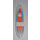 LEGO White Surfboard with Orange and Blue Lines Sticker (6075)