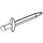 LEGO White Sword with Pointed Tip with Thick Crossguard (18031)