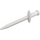 LEGO White Sword with Pointed Tip with Thick Crossguard (18031)