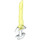 LEGO Weiß Schwert mit Transparent Neon Green Klinge (65272)
