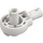 LEGO White Technic Click Rotation Bushing with Two Pins (47455)