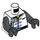 LEGO Wit Techno Wu Minifig Torso (973 / 76382)