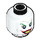 LEGO White The Joker Minifigure Head (Recessed Solid Stud) (3626 / 50724)