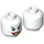 LEGO White The Joker Minifigure Head (Recessed Solid Stud) (3626 / 50724)
