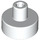 LEGO Blanc Tuile 1 x 1 Rond avec Hollow Barre (20482 / 31561)