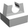 LEGO blanc Tuile 1 x 1 avec Agrafe (Pas de coupe au centre) (2555 / 12825)