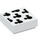 LEGO blanc Tuile 1 x 1 avec Mickey Mouse Heads avec rainure (3070 / 83087)
