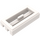 LEGO Wit Tegel 1 x 2 Rooster (met Groef aan onderzijde) (2412 / 30244)