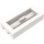 LEGO White Tile 1 x 2 Grille (without Bottom Groove)