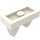 LEGO Weiß Fliese 1 x 2 mit 2 Vertikale Zähne (15209)