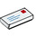LEGO blanc Tuile 1 x 2 avec Addressed Envelope avec rainure (3069 / 80170)