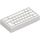 LEGO Білий Плитка 1 x 2 з Blank PC Keyboard з канавкою (73688 / 100218)