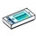 LEGO Wit Tegel 1 x 2 met Credit Card Aan Phone met groef (3069 / 101134)