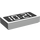 LEGO White Tile 1 x 2 with Digital Clock Pattern showing 12:01 (or 10:21) with Groove (3069)