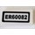 LEGO Wit Tegel 1 x 2 met &quot;ER60082&quot; Sticker met groef (3069)