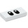 LEGO Blanco Plana 1 x 2 con Foo Ojos con ranura (3069 / 76905)