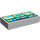 LEGO Weiß Fliese 1 x 2 mit Ice Planet Control Panel mit Nut (3069 / 81908)