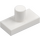 LEGO White Tile 1 x 2 with Minifigure Neck Connector (24445)