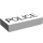 LEGO Weiß Fliese 1 x 2 mit Polizei mit Nut (3069)